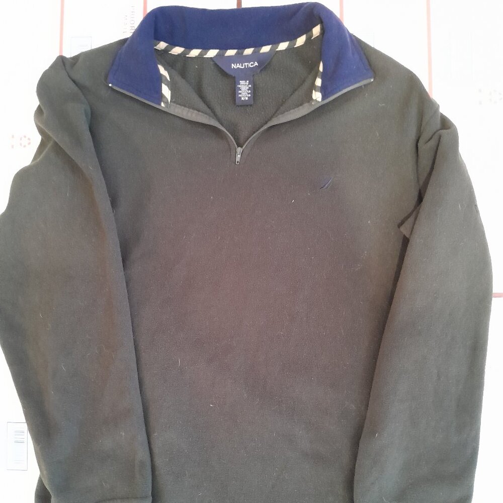 Nautica Fleece Pullover Zip Sweatshirt Jacket